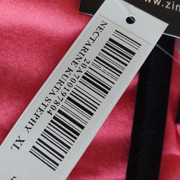 Zingara Nectarine Kurta Stephy Beach Coverup XL - Picture 11 of 14